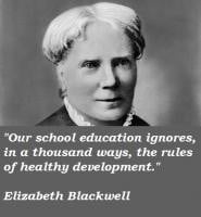 More of quotes gallery for Elizabeth Blackwell's quotes