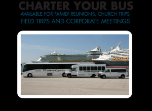 Charter your bus. Available for family reunions, church trips. Field ...