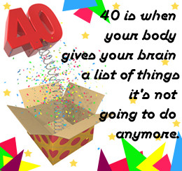 Famous 40th Birthday Quotes and Sayings