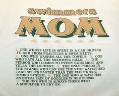 ... every mom should know their swimmer s split times on distance events
