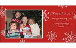 family christmas cards sayings