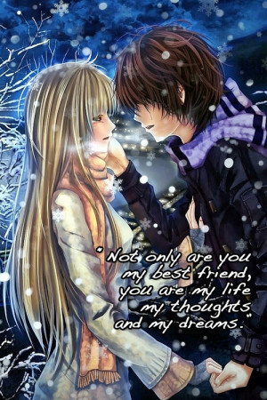 Images Of Anime Couple Love Quotes Lovely Quote Wallpaper Picture