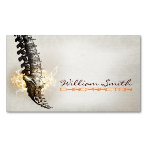 Chiropractic Business Cards
