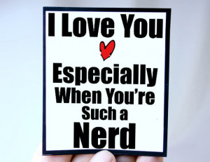 nerd love mgt lov105 $ 3 00 valentine quote magnet quote i love you