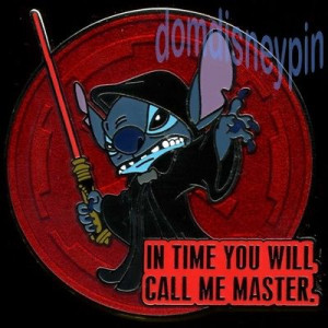 ... Stitch & Star Wars Quote *In Time You Will Call Me Master* Palpatine