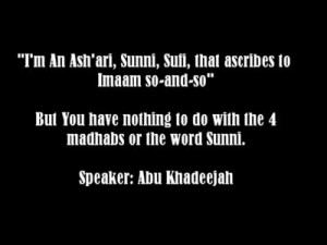An Ash’ari Sunni Sufi Following One Of The 4 Madhabs – Feat ...