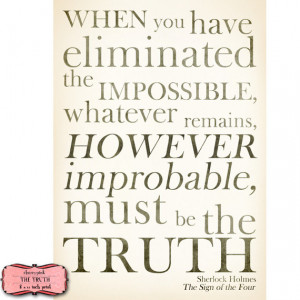 Similar Galleries: Sherlock Holmes Quotes ,