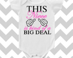 This Niece is kind of a Big Deal CU STOMIZE Font Color Bodysuit by ...