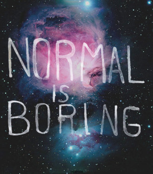 quote words space boring normal