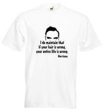 Morrissey The Smiths Quote Tee Shirt - If Your Hair Is Wrong, Your ...