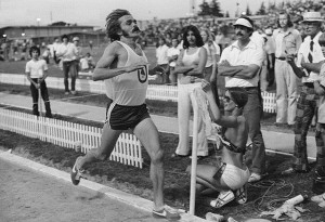 Steve Prefontaine of Oregon Track Club wins the 2 mile event at the ...