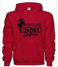 Proud Marine USMC Mom, Girlfriend, Grandma, Sister, Wife Hoodie w ...