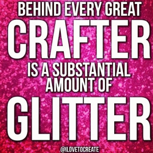 plead guilty!! #quoteoftheday #glitterlover #me #crafter #crafty # ...