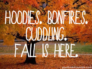 ... quotes Cuddling fall seasons hoodies teen quotes bonfires fall quotes