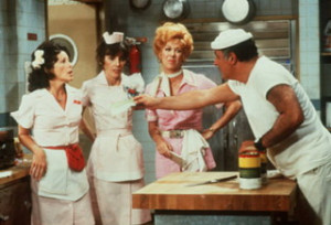 ... the owner of Mel’s roadside diner on the sitcom ALICE/CBS/1976-85