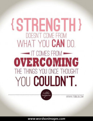 Motivational Fitness Words For Strength