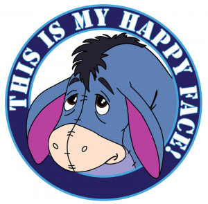 Eeyore Happy, Disney Charcters Friends, Happy Face I, Eeyore'S Happy ...