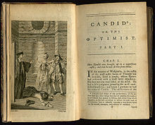 ... English translation by T. Smollett et al. of Voltaire's Candide , 1762