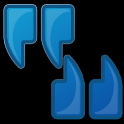 Double quotes icon