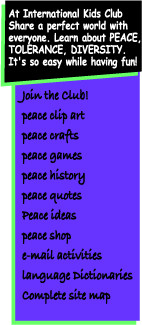 peace art buy peace products ikc store the international kids club is ...