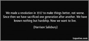 More Harrison Salisbury Quotes
