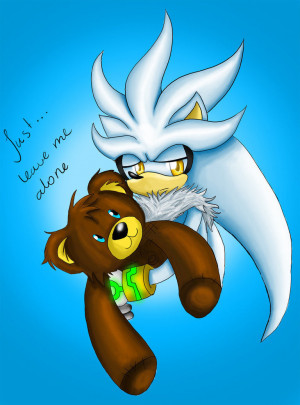 Silver the Hedgehog Silver and his teddy