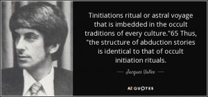 Tinitiations ritual or astral voyage that is imbedded in the occult ...