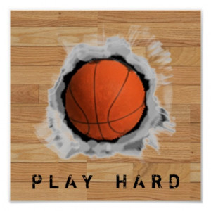 basketball good-luck poster