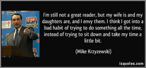 still not a great reader, but my wife is and my daughters are, and ...