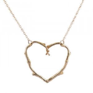 Twig Heart Necklace