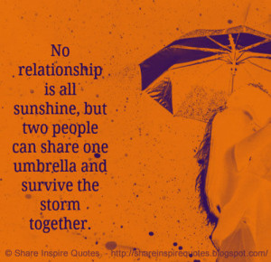 ... can share one umbrella and survive the storm together. on imgfave