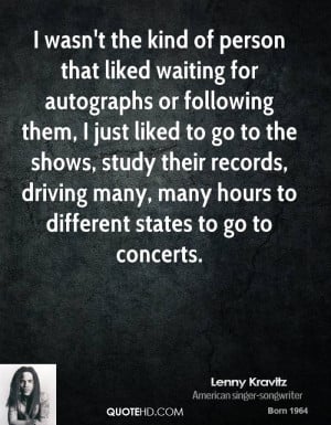 Lenny Kravitz Quotes