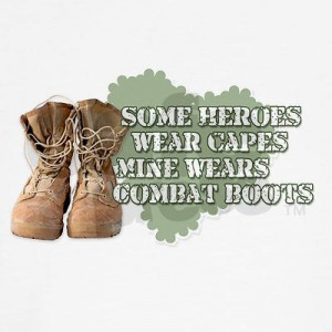 combat boots.
