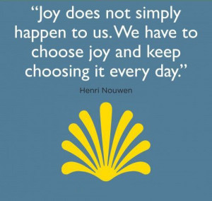 Joy does not simply happen henri nouwen quotes sayings picturesjpg