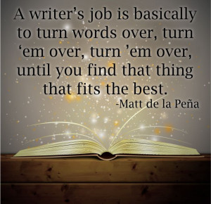 Author Matt de la Peña shares why he loves words! #edchat #engchat # ...