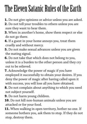 Satanic Quotes About Life Satanic quotes about life