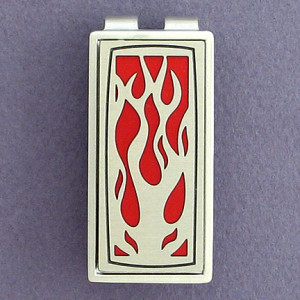 Engrave this flame money clip for the guy you love - click to ...