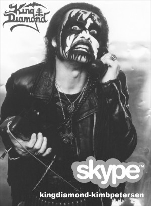 king diamond fans are you on skype if you are be sure to send king ...