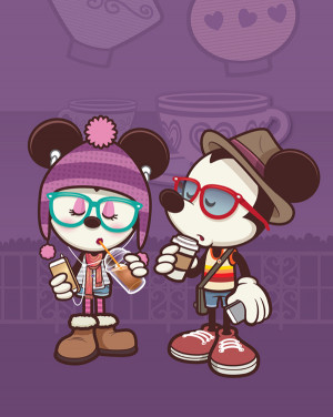 Mickey Mouse Es El Hipster Original picture