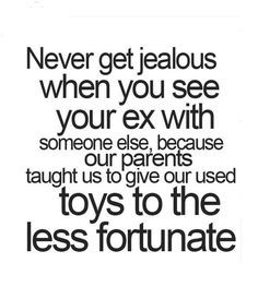 God has blessed me with an incredible man. My ex was a self-centered ...