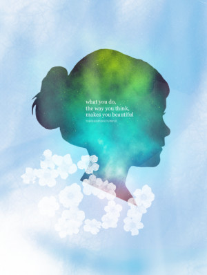 ... way you think, makes you beautiful.” ― Scott Westerfeld, Uglies