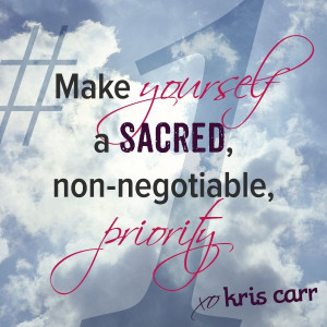 You are non-negotiable.