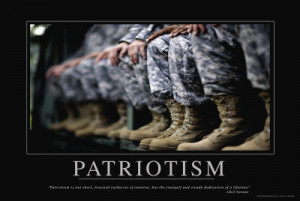 Military Army Motivational Patriotic Poster