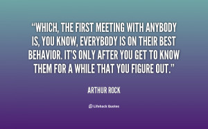 Arthur Rock's quote #7