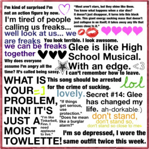 glee love quotes