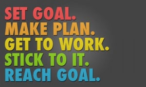 set a goal reach a goal