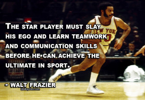 the star player must slay his ego and learn teamwork and communication ...