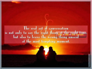 The Real Art Of Conversation, Picture Quotes, Love Quotes, Sad Quotes ...