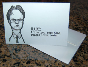 Dwight Schrute Valentine’s Day Card