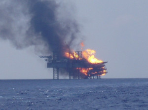 ... horizion oil rig that belongs to bp had a malfunction the rig had